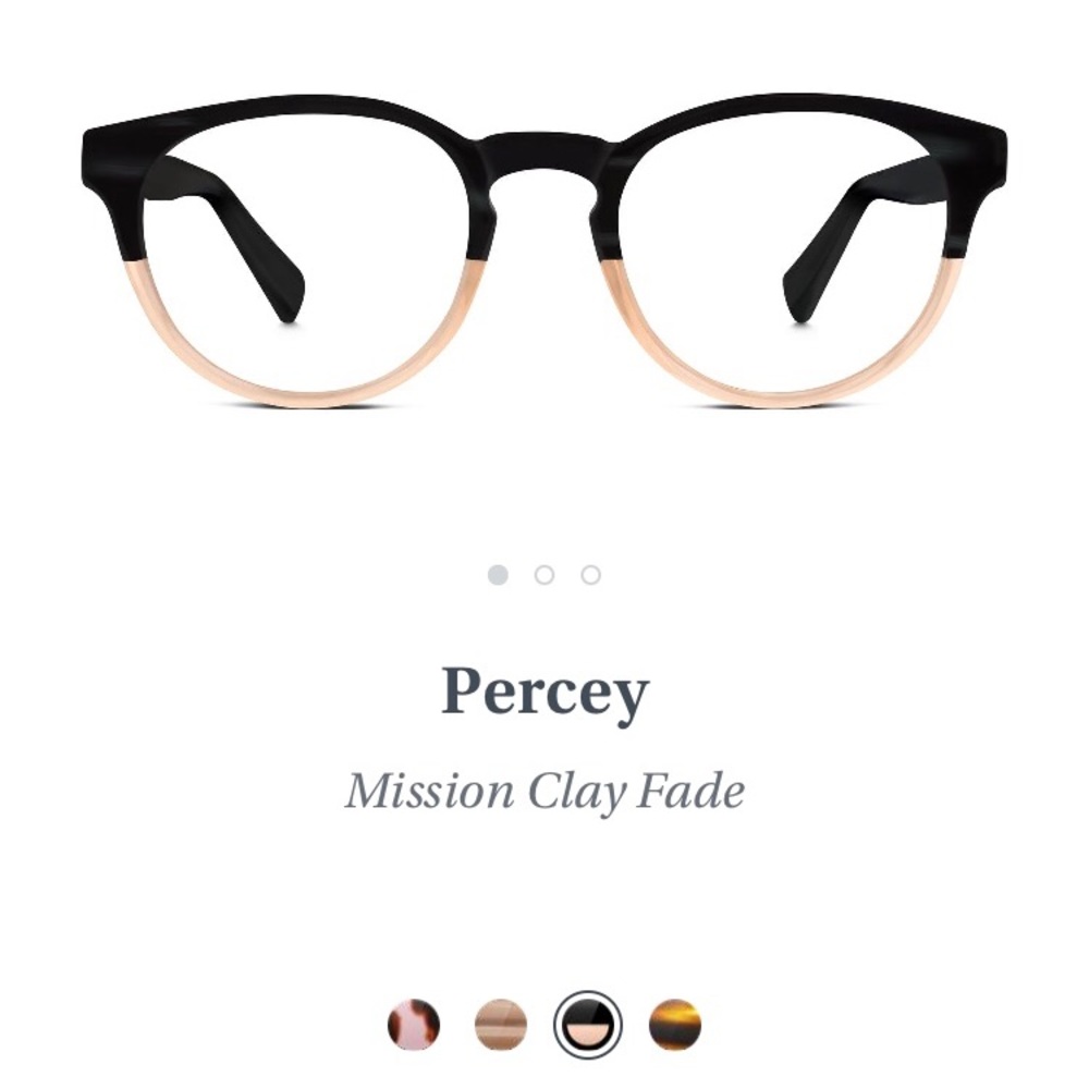 Warby Parker Glasses -  Percey - Mission Clay Fade